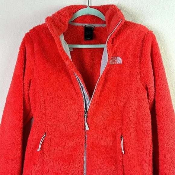 The North Face Fleece Jacket Sweater in Bright Orange size M - Picture 4 of 12